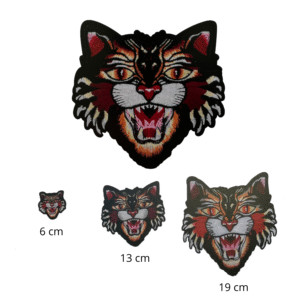 Ecusson thermocollant Tigre orange