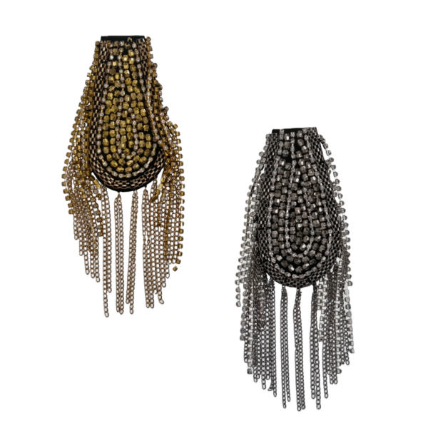 Epaulettes frange en métal modèle 2 – Image 3
