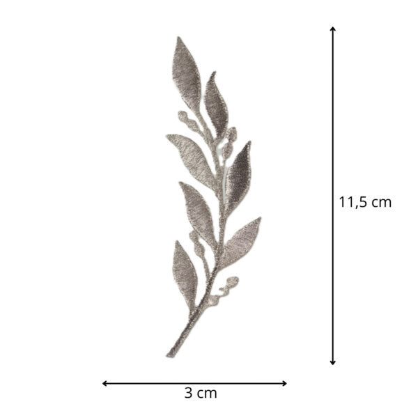 Motif thermocollant brodé Plume – Image 2