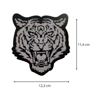 Ecusson thermocollant Tête de tigre 2