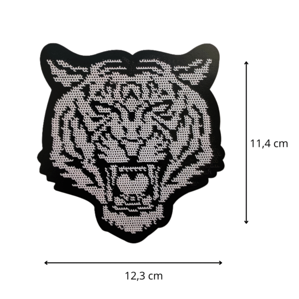 Ecusson thermocollant Tête de tigre 2