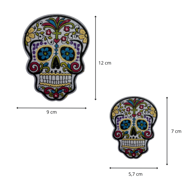Ecusson thermocollant Tête de mort