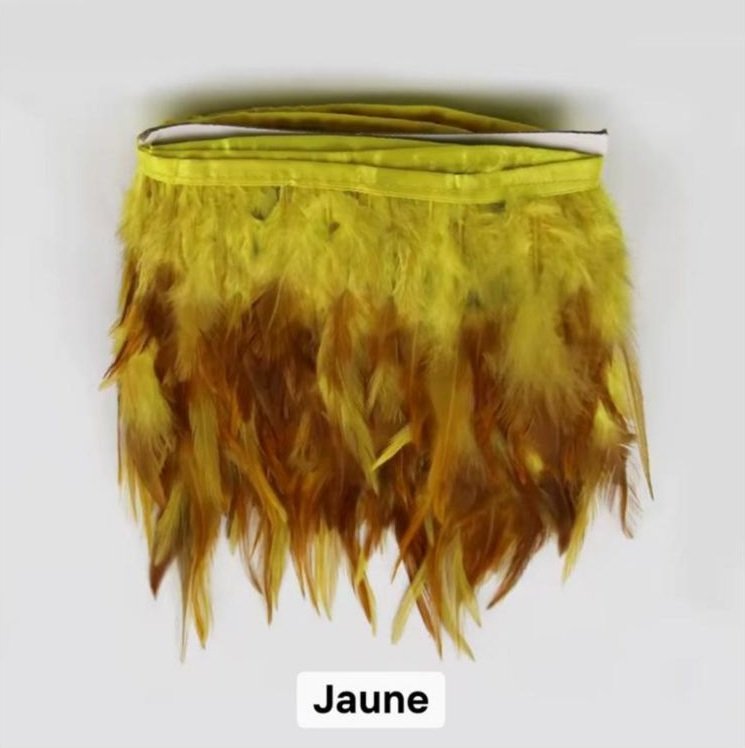 Franges Plumes 10 cm – Image 2