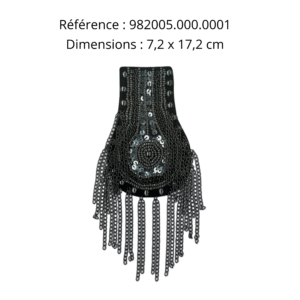 Epaulettes frange en métal modèle 1