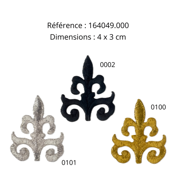 Motif thermocollant brodé 5