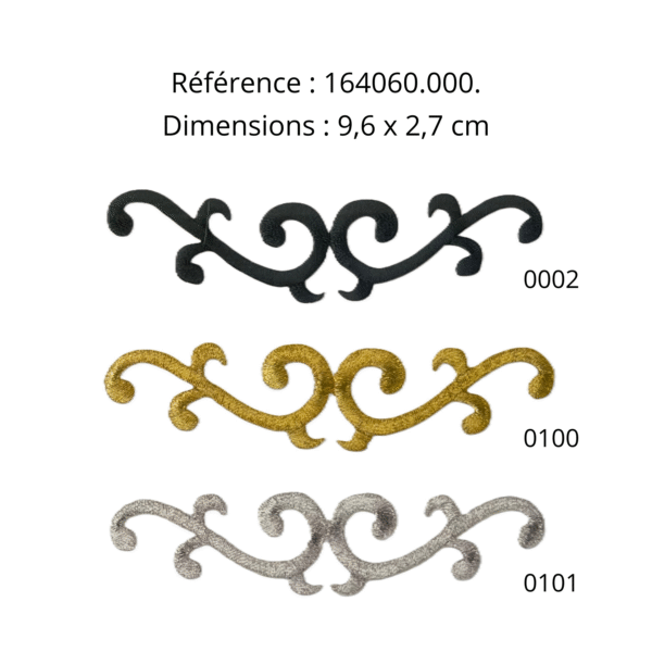 Motif thermocollant Ornement