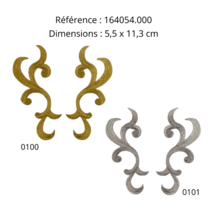 Motif thermocollant brodé 2
