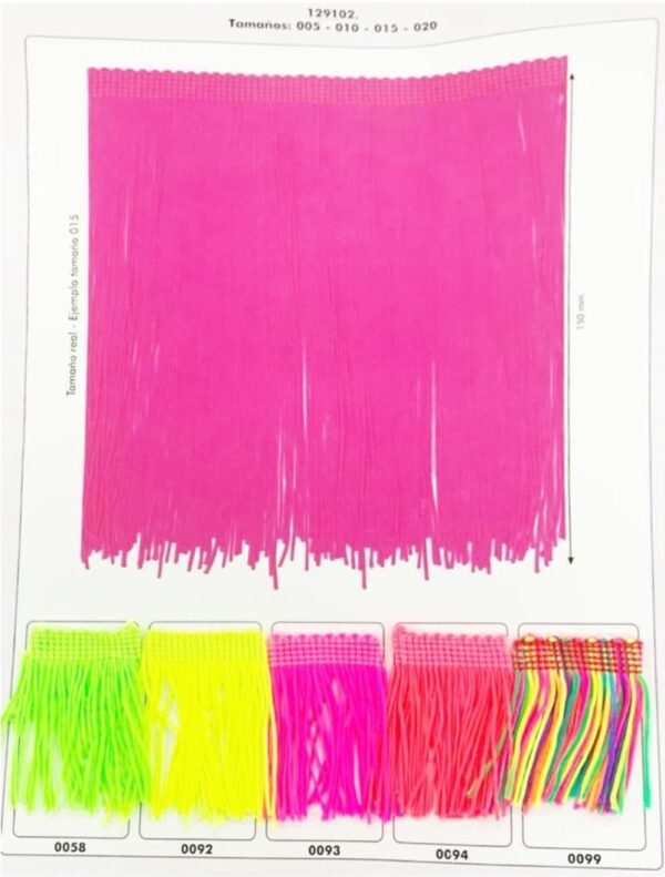 Frange Rayonne fluo