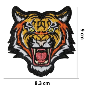Ecusson thermocollant Tête de Tigre