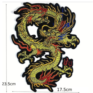 Ecusson thermocollant Dragon Chinois XXL