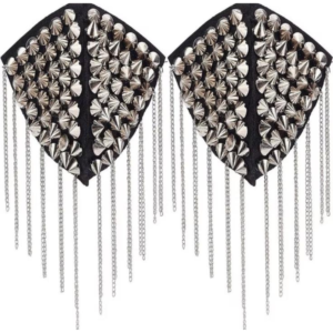 Épaulettes Cloutées à Chaînes