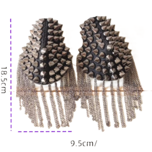 Épaulettes Perlées à Franges