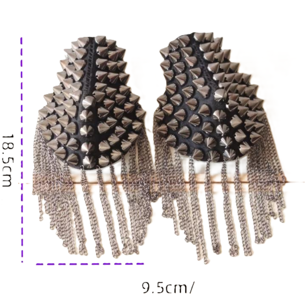 Épaulettes Perlées à Franges