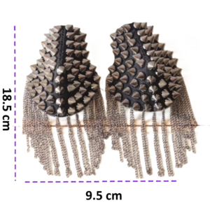 Épaulettes Perlées à Franges