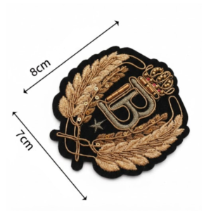 Écusson Thermocollant Lettre B Doré