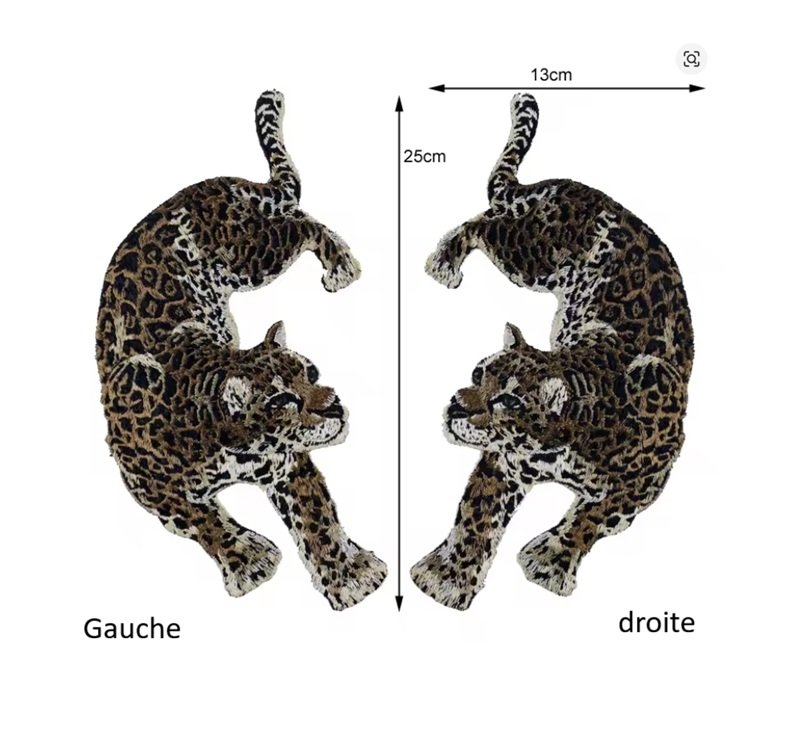 Ecusson thermocollant Panthère