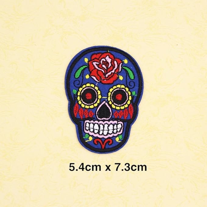 Écusson Thermocollant Tête de Mort – Image 2