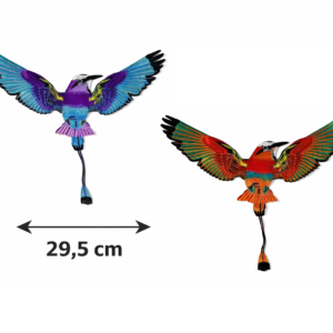 Patch thermocollant perroquet brodé grand format