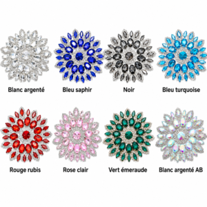 Appliques strass thermocollantes 12 CM
